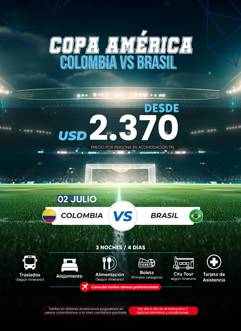 COPA AMÉRICA COLOMBIA VS BRASIL