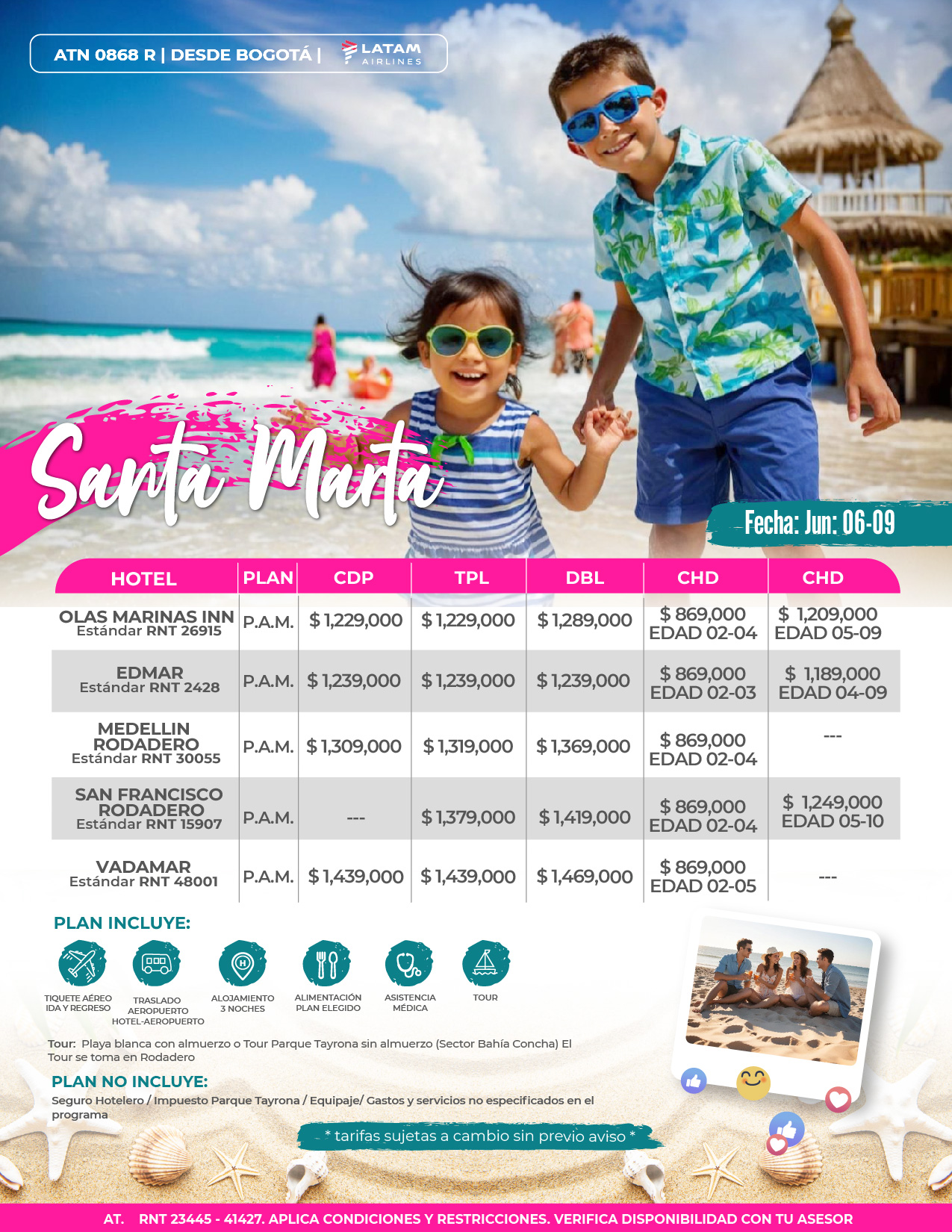 ATN-0868 R SANTA MARTA CON LA
