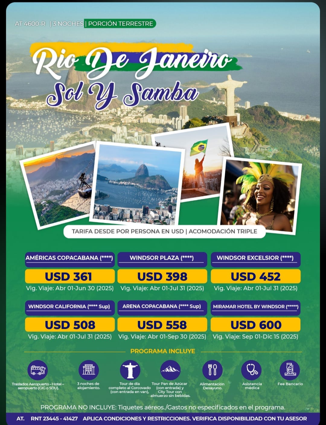 rio de janeiro sol y samba