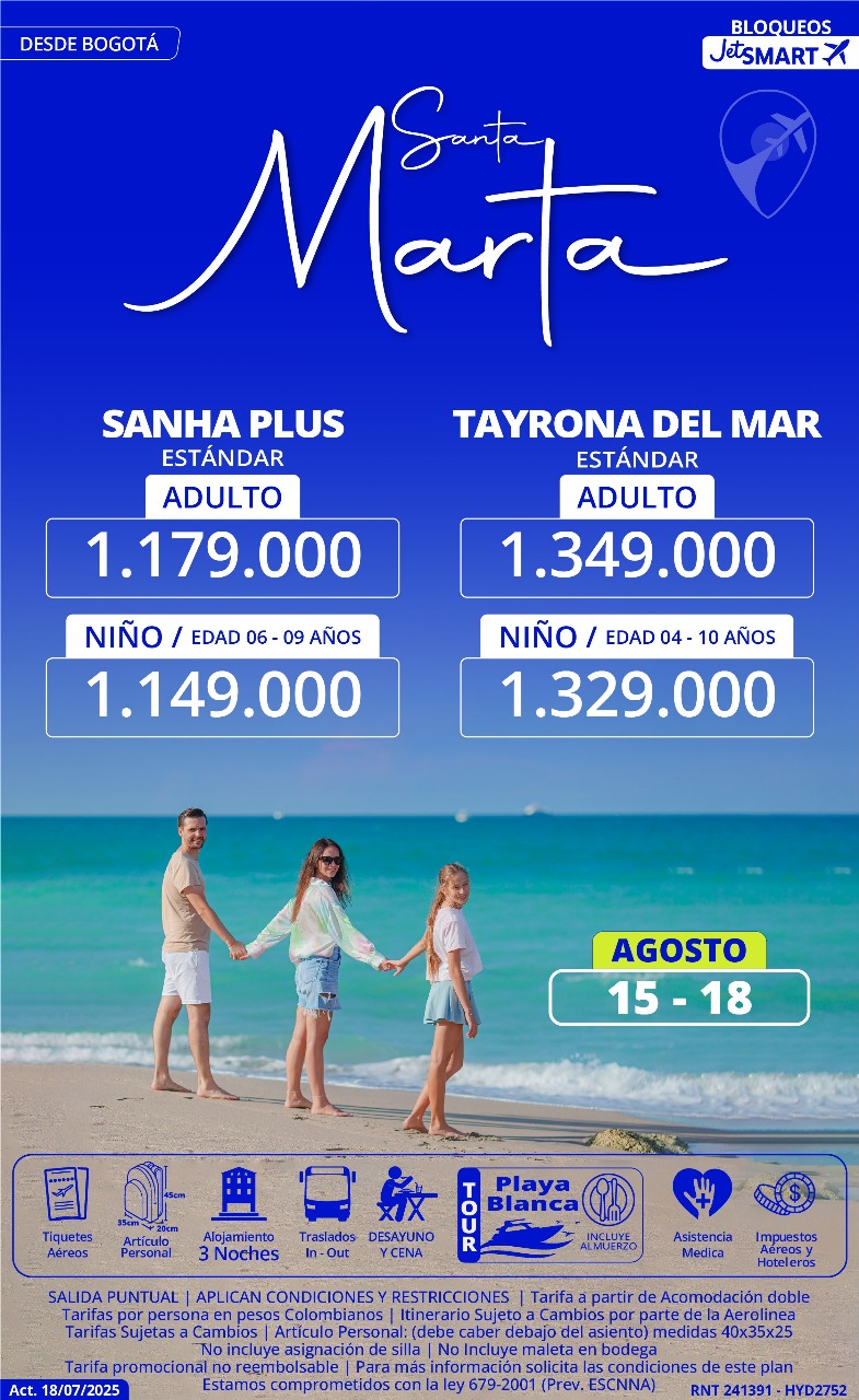santa marta agosto 15