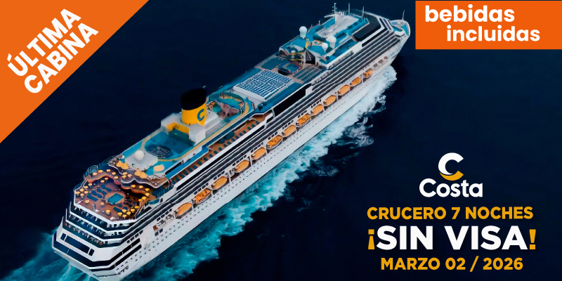 CRUCERO COSTA MARZO 02 2026