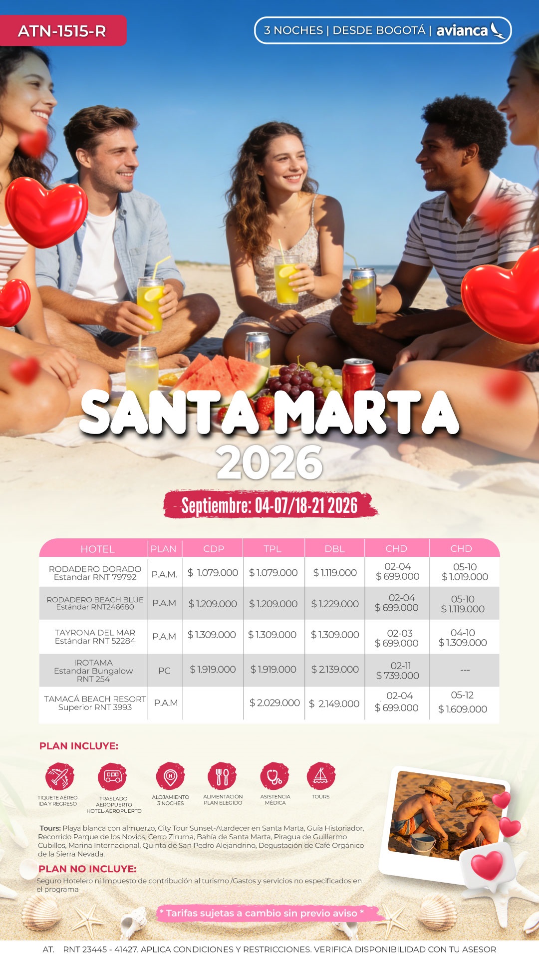 SANTA MARTA SEPTIEMBRE