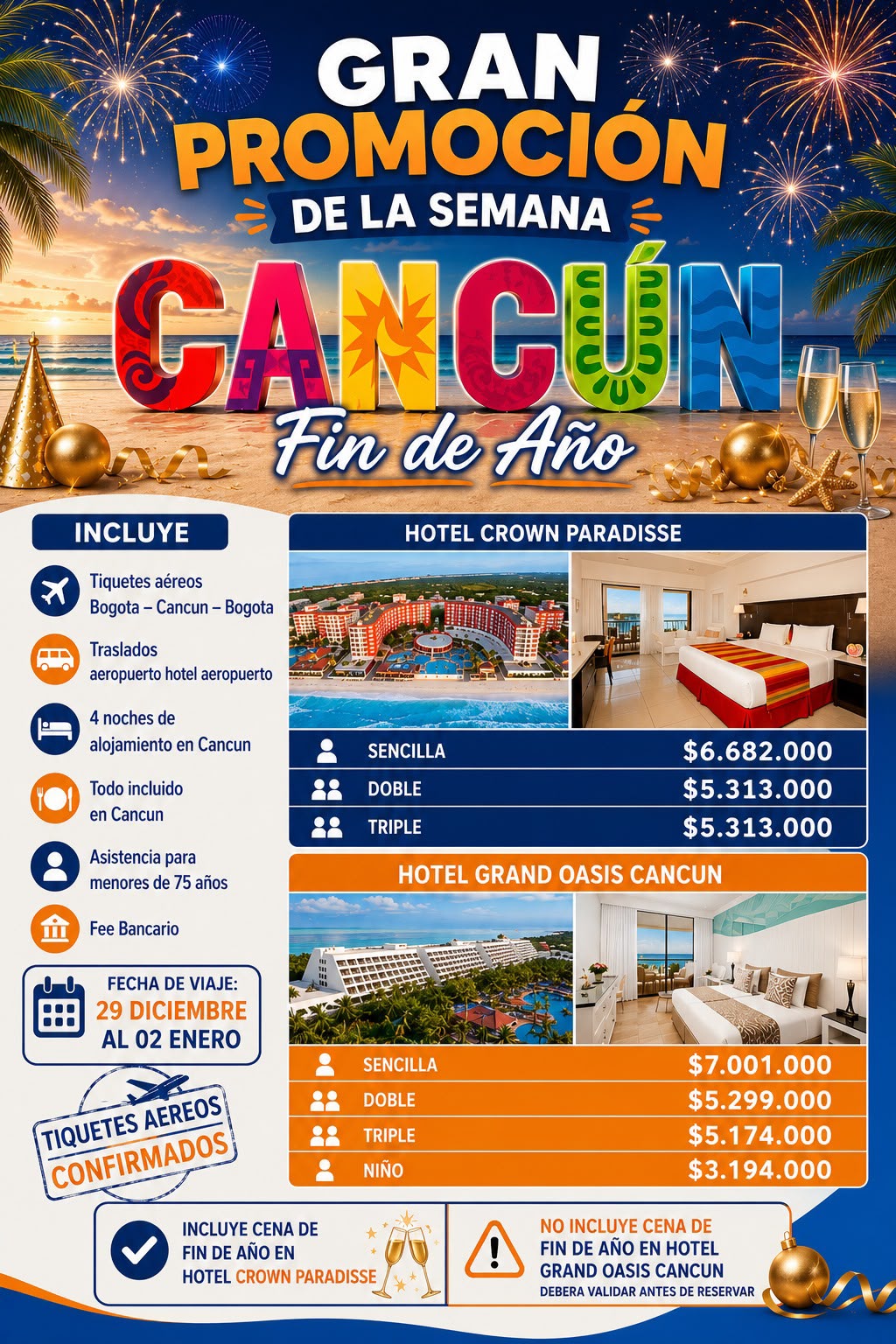 FIN DE AÑO CANCUN