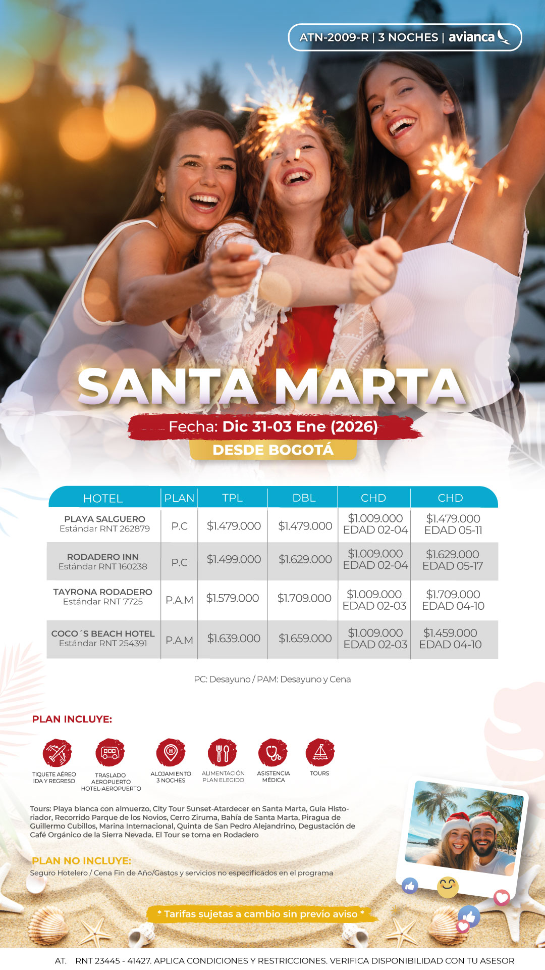 FIN DE AÑO SANTA MARTA 2