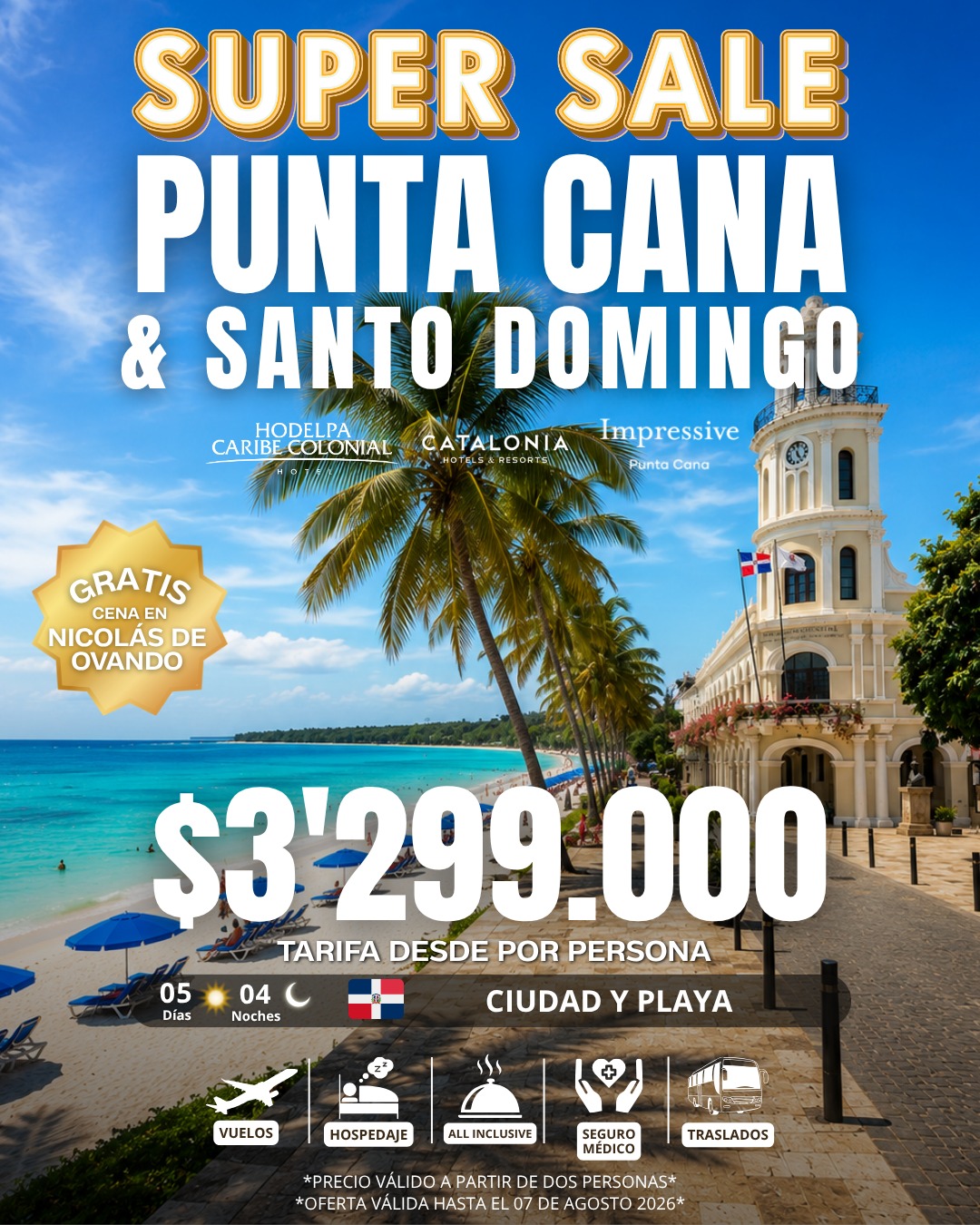 PUNTA CANA Y SANTO DOMINGO