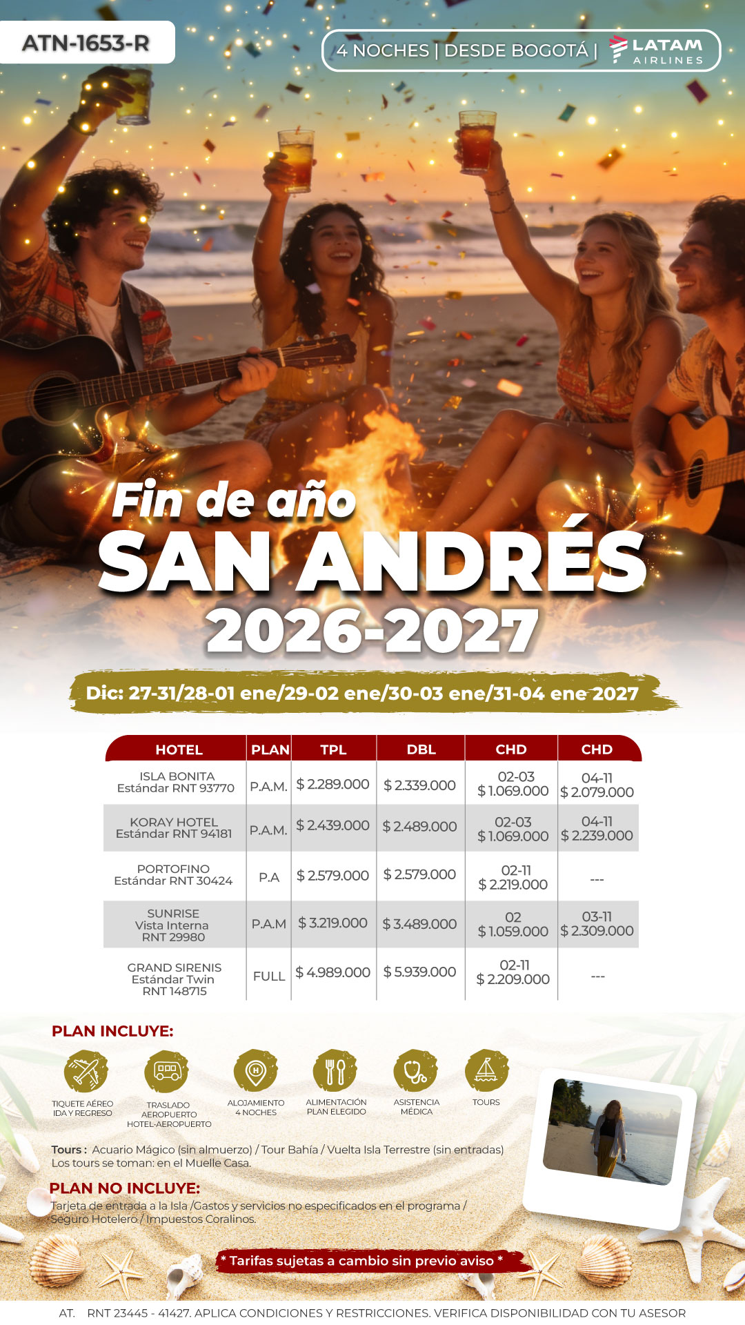SAN ANDRES FIN DE AÑO 2