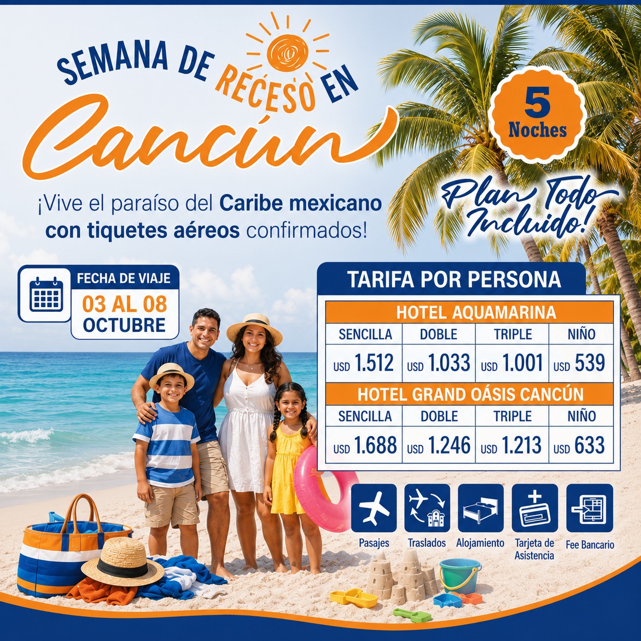 cancun semana de receso