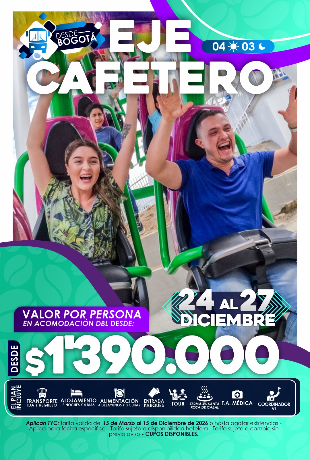 eje cafetero 24 diciembre