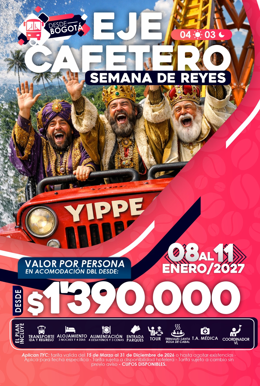 eje cafetero semana de reyes