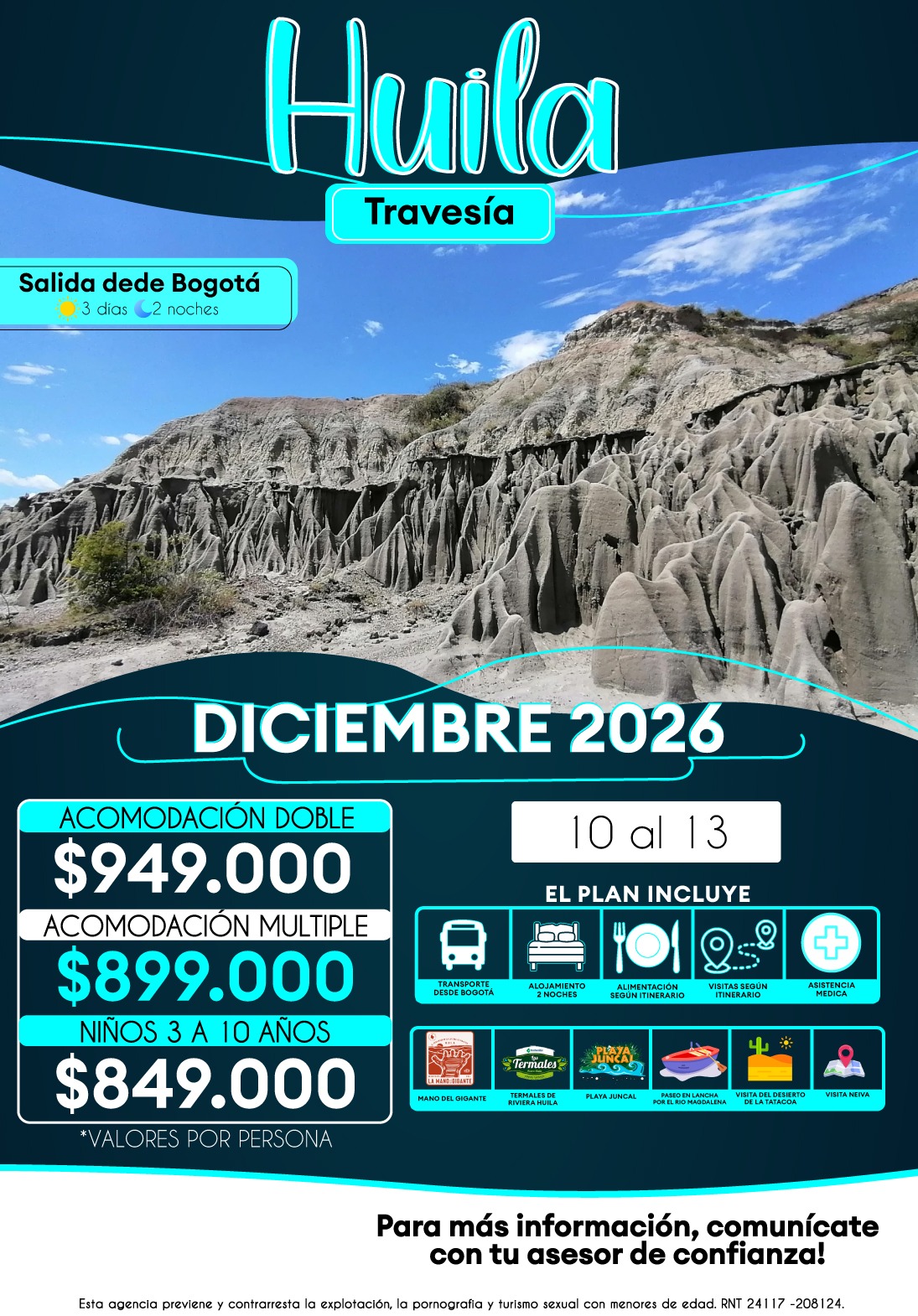 huila diciembre