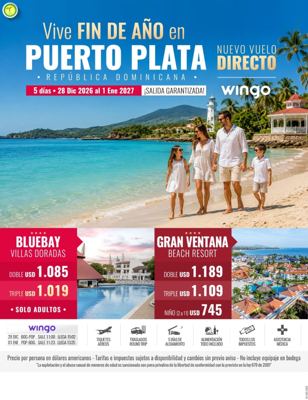 puerto plata fin de año