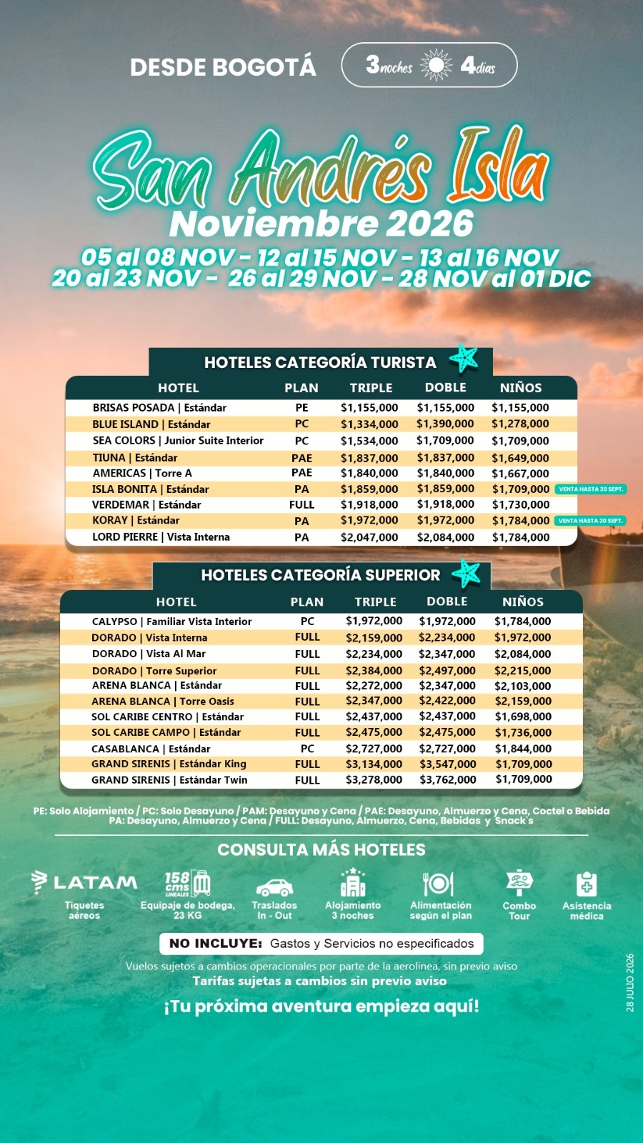 san andres noviembre 3