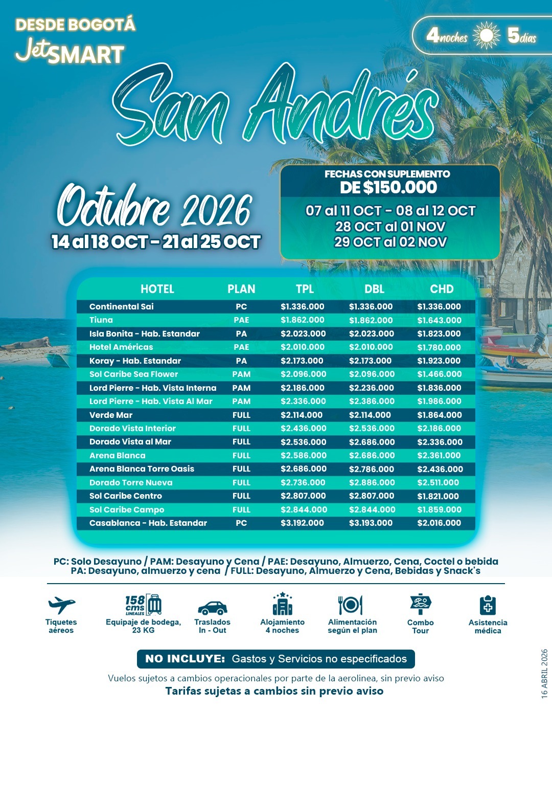 san andres octubre 2
